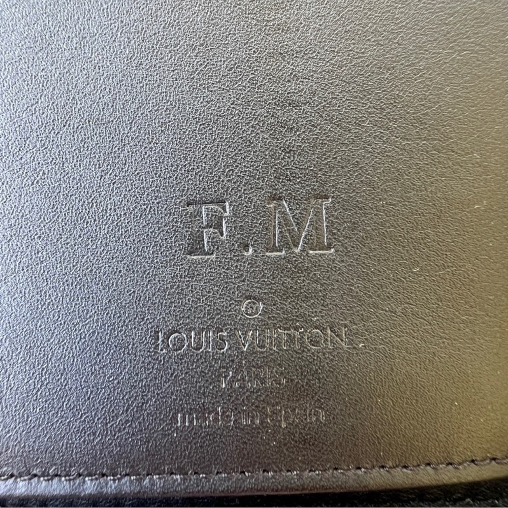 Authentic Louis Vuitton Damier Infiniti wallet black silver - Picture 6 of 9